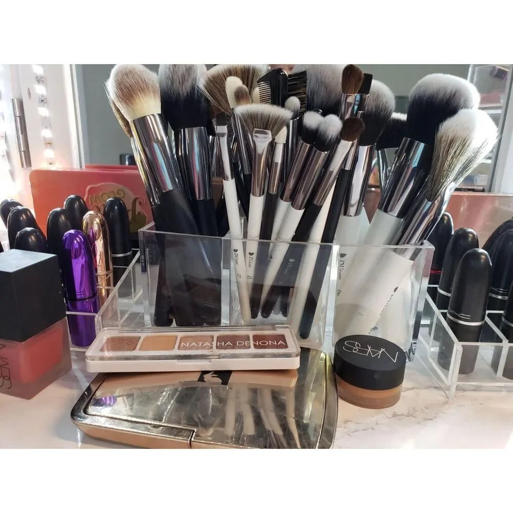 DUcare 31Pcs Professional Panda Series Makeup Brushes With Leather Case